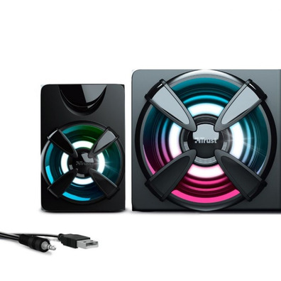 Altavoces Trust Gaming Ziva RGB 11W 2.1