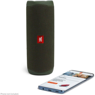 Altavoz Bluetooth JBL Flip 5 Verde 20W RMS