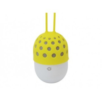 ALTAVOZ BLUETOOTH PORTABLE CONCEPTRONIC AMARILLO CON LUZ LED