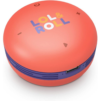 Altavoz Bluetooth Energy Sistem Lol&Roll; Pop Kids Orange