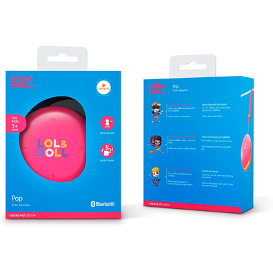 Altavoz Bluetooth Energy Sistem Lol&Roll; Pop Kids Pink