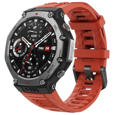 Reloj Inteligente Amazfit T-Rex 3 Lava - Tecnología Resistente