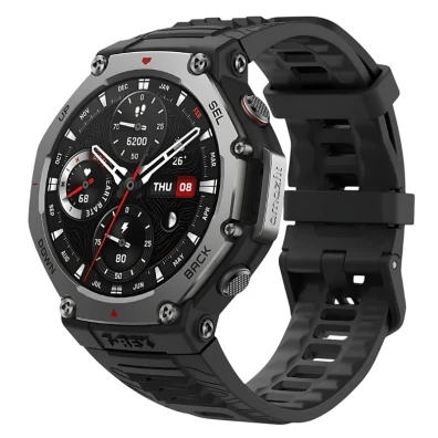 Smartwatch Amazfit T-Rex 3 Negro - Rendimiento Excepcional - Marca Amazfit