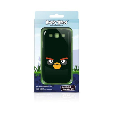 Carcasa Samsung Galaxy SIII Angry Birds Negra