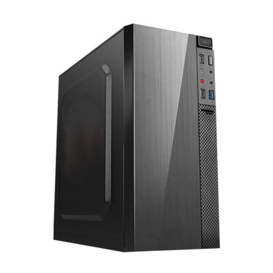 CAJA MICROATX APPROX APPC-203 NEGRO - 2x3.5” 2x2.5” 1xUSB2.0 1xUSB3.0 - GRAFICA MAX. 260 mm