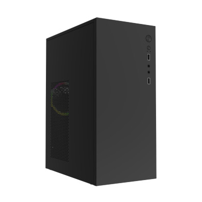 CAJA MICROATX APPROX APPC-205 COLOR NEGRO 1x3.5” 1x2.5” 1xUSB2.0 1xUSB3.0 GRAFICA MAX. 260 mm