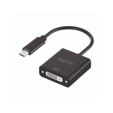 Adaptador USB Type-C a DVI Approx - Conectividad para Video