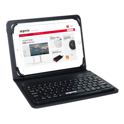 Funda y Teclado Bluetooth para Tablet 9.7''-10.1'' - Calidad Approx