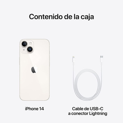 Apple iPhone 14 128GB 5G Blanco Estrella MPUR3QL/A