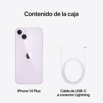 Apple iPhone 14 Plus 128GB 5G Púrpura MQ503QL/A