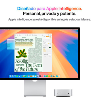 Apple Mac Mini M4 16GB RAM 256GB SSD Plata