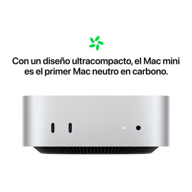 Apple Mac Mini M4 16GB RAM 256GB SSD Plata