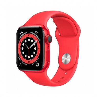 Apple Watch S6 40mm GPS/Cell Rojo Sport Band M06R3TY/A