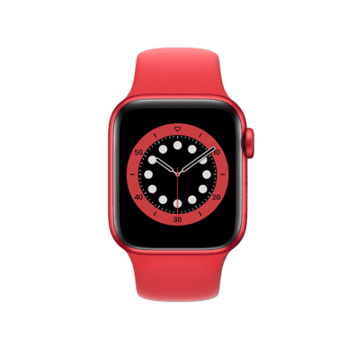Apple Watch S6 44MM Rojo con correa roja Sport Band M00M3TY/A