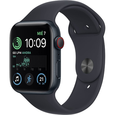 Apple Watch SE 2ª Gen GPS/Cell 44mm Aluminio Negro/Correa Negra