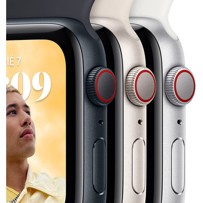 Apple Watch SE 2ª Gen GPS/Cell 44mm Aluminio Negro/Correa Negra