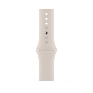 Apple Watch SE 2021 GPS 44mm Aluminio Plata Correa Deportiva Blanco Estrella