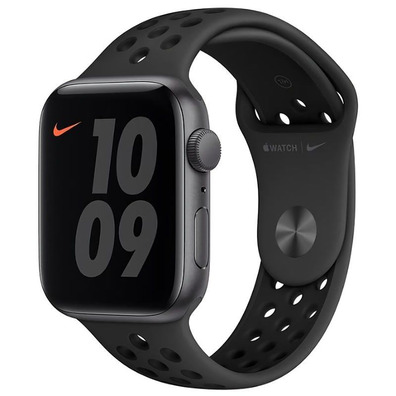 Apple Watch SE 44mm GPS Gris Espacial con correa antracita y negro MYYK2TY/A