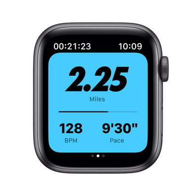 Apple Watch SE 44mm GPS Gris Espacial con correa antracita y negro MYYK2TY/A