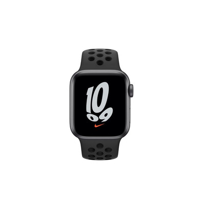 Apple Watch SE Nike GPS 40 mm Gris Espacial Correa Deportiva Nike Antracita Negro