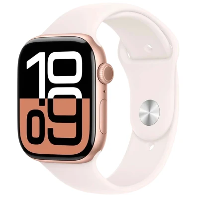Apple Watch Series 10 GPS 46mm Aluminio Oro Rosa Correa Deportiva M/L