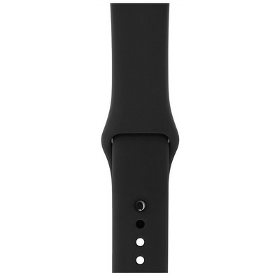 Apple Watch Series 3 38mm GPS Aluminio/Gris Espacial con correa deportiva Negra MTF02QL/A