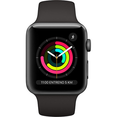 Apple Watch Series 3 GPS 42mm Caja Gris Espacial/Correa Deportiva Negra