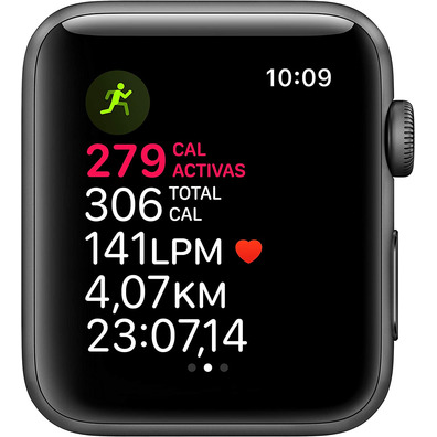 Apple Watch Series 3 GPS 42mm Caja Gris Espacial/Correa Deportiva Negra