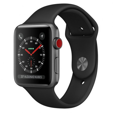 Apple Watch Series 3 GPS + Cellular 38mm Aluminio Space Grey