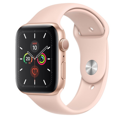 Apple Watch Series 5 44mm GPS Aluminio oro con correa Rosa Arena Sport MWVE2TY/A