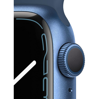 Apple Watch Series 7 GPS 41 mm Caja Aluminio en Azul/ Correa deportiva Azul Abismo