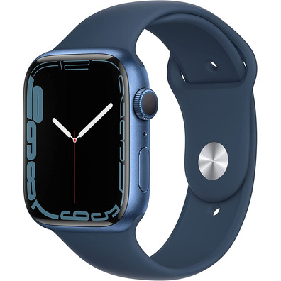Apple Watch Series 7 GPS 45mm Caja Aluminio Azul/Correa Deportiva Azul Abismo