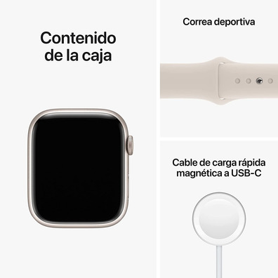 Apple Watch Series 8 GPS 45mm Blanco Estrella/Correa Blanco Estrella