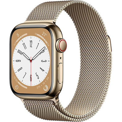 Apple Watch Series 8 GPS/Cell 45mm Acero Oro/Loop Oro