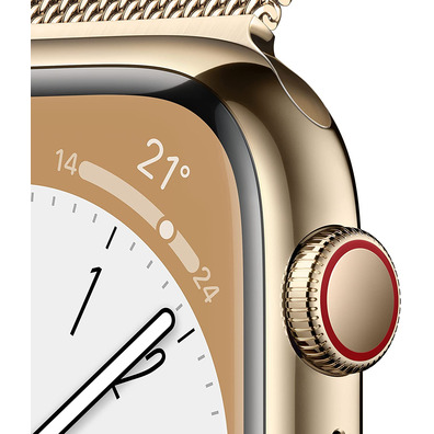 Apple Watch Series 8 GPS/Cell 45mm Acero Oro/Loop Oro