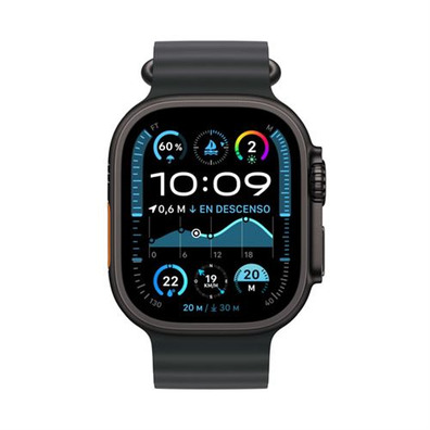 Apple Watch Ultra 2 GPS Cellular 49mm Caja Negra Titanio  Correa Ocean Negra