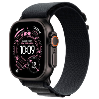 Apple Watch Ultra 3 GPS Cellular 49mm Titanio Correa Alpine Loop Negro (L)