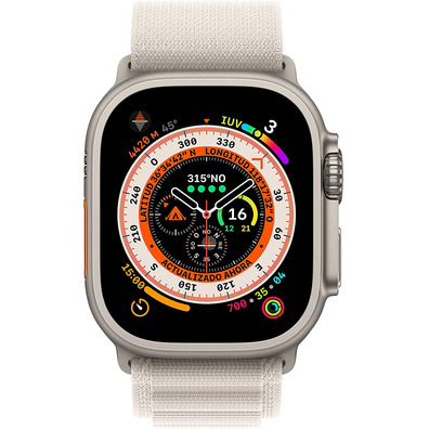 Apple Watch Ultra GPS/Cell 49mm Titanio Alpine Blanco L