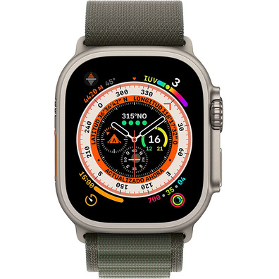 Apple Watch Ultra GPS/Cell 49mm Titanio Alpine Verde S