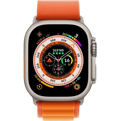 Apple Watch Ultra GPS/Cell 49mm Titanio Naranja L
