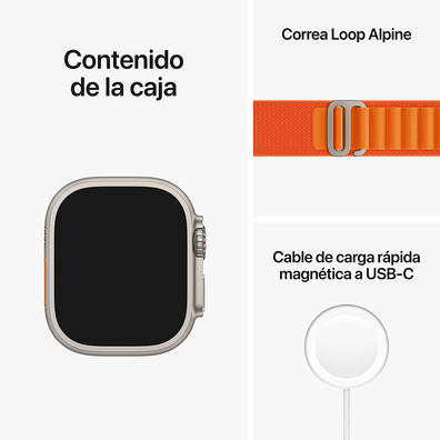 Apple Watch Ultra GPS/Cell 49mm Titanio Naranja L