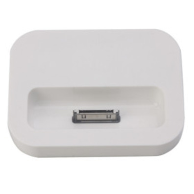 Base Dock iPhone 3G/3GS/4G/4GS Blanca