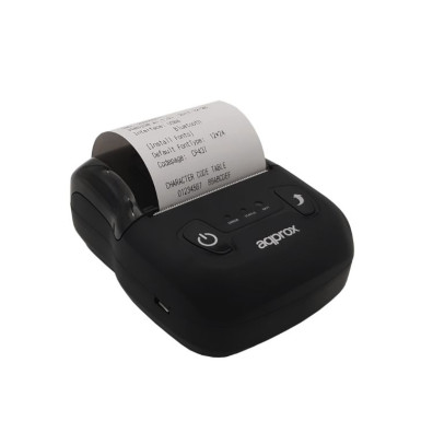 Impresora TPV Portátil Approx APPPOS58AU con Batería Térmica 56mm USB - Corte Manual y Automático