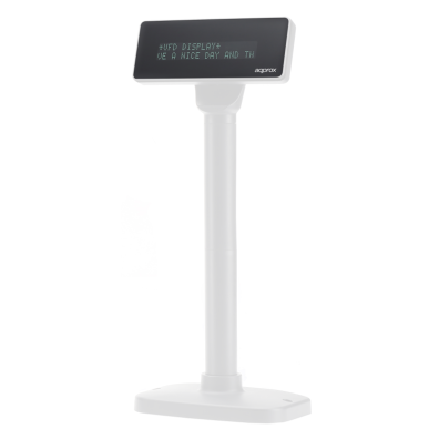 Visor TPV para Cliente 40 Columnas x 2 Líneas Blanco - Marca Approx