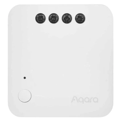Aqara Relé Zigbee 3.0 Blanco - Relé Inteligente Individual sin Neutro, Apple Homekit