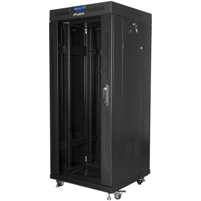 Armario Rack 19" LANBERG FF01-6627-12BL (27U 600x600)