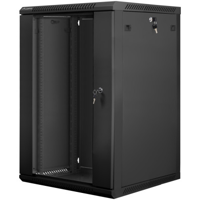 Armario Rack 19" LANBERG WF01-6618-10B (18U 600x600)