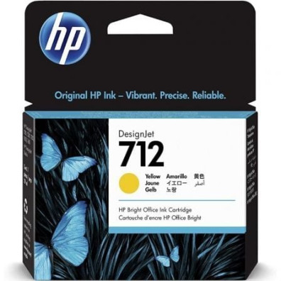 Cartucho de Tinta HP nº712 - Original y Confiabl - Amarillo