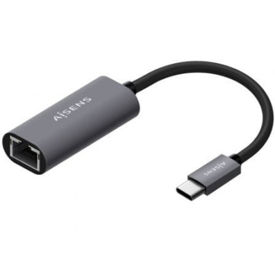 Adaptador USB Tipo-C a Ethernet RJ45 Aisens A109-0709