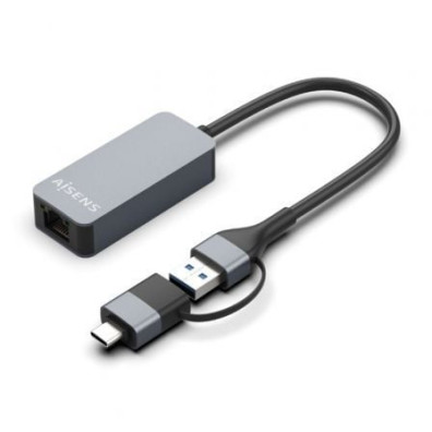 Adaptador USB Tipo-C a RJ45 Aisens A109-0710